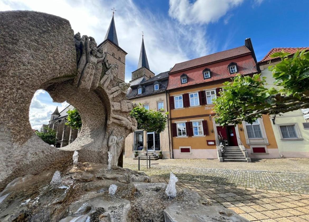 Hotel Weinstube Am Markt Gerolzhofen ภายนอก รูปภาพ